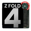 Inner Ecrã OLED com Aro para Samsung Galaxy Z Fold 4 5G (US & International) (OEM Usado: Grau B/C) (Gray Green)
