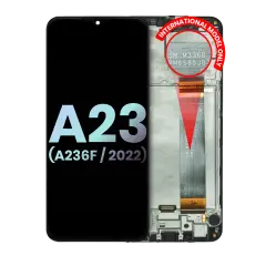 Ecrã LCD com Aro para Samsung Galaxy A23 5G (A236F / 2022) (International Version) (Service Pack) (Todas as Cores)