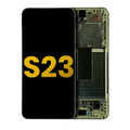 Ecrã OLED com Aro para Samsung Galaxy S23 5G (US & International) (Recondicionado) (Cream)