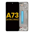 Ecrã OLED com Aro para Samsung Galaxy A73 5G (A736 / 2022) (Recondicionado) (White)
