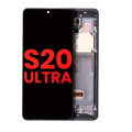 Ecrã OLED com Aro para Samsung Galaxy S20 Ultra 5G (Compatível Plus) (Cosmic Gray)