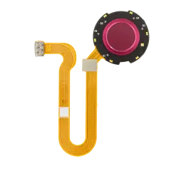 Leitor de Impressão Digital With Flex Cable para Motorola One Hyper (XT2027-1 / 2020) (OEM Original) (Fresh Orchid)