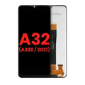 Ecrã LCD sem Aro para Samsung Galaxy A32 5G (A326 / 2021) (All Models) (Compatível Plus) (Awesome Black)
