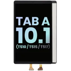 Ecrã LCD sem Aro para Samsung Galaxy Tab A 10.1" (T510 / T515 / T517) (2019) (Service Pack) (Black)