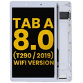 Ecrã LCD com Aro para Samsung Galaxy Tab A 8.0" (T290) (2019) (WiFi Version) (Recondicionado) (White)