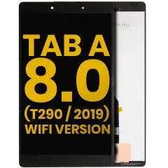 Ecrã LCD sem Aro para Samsung Galaxy Tab A 8.0" (T290) (2019) (WiFi Version) (Recondicionado) (Black)