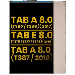 LCD Only para Samsung Galaxy Tab A 8.0" (2017) (T380 / T385) / Tab A 8.0" (2018) (T387) / Tab E 8.0" (2016) (T375 / T377 / T378) (Recondicionado)
