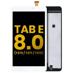 Ecrã LCD sem Aro para Samsung Galaxy Tab E 8.0" (T375 / T377 / T378) (2016) (Recondicionado) (White)
