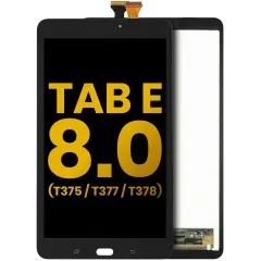 Ecrã LCD sem Aro para Samsung Galaxy Tab E 8.0" (T375 / T377 / T378) (2016) (Recondicionado) (Black)