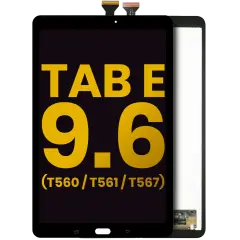 Ecrã LCD sem Aro para Samsung Galaxy Tab E 9.6" (T560 / T561 / T567) (2015) (Recondicionado) (Black)