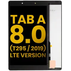 Ecrã LCD sem Aro para Samsung Galaxy Tab A 8.0" (T295) (2019) (LTE Version) (Recondicionado) (Black)