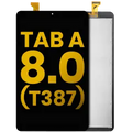 Ecrã LCD sem Aro para Samsung Galaxy Tab A 8.0" (T387) (2018) (Recondicionado) (Black)