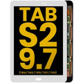 Ecrã OLED sem Aro para Samsung Galaxy Tab S2 9.7" (T810 / T813 / T815 / T817 / T819) (2015) (Recondicionado) (White)