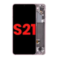 Ecrã OLED com Aro para Samsung Galaxy S21 5G (Compatível Plus) (Phantom Violet)