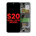 Ecrã OLED com Aro para Samsung Galaxy S20 5G (Non-Verizon 5G UW Frame) (Compatível Plus) (Cosmic Gray)