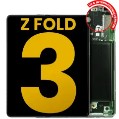 Inner Ecrã OLED com Aro para Samsung Galaxy Z Fold 3 5G (US & International) (Recondicionado) (Phantom Green)