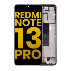 Ecrã OLED com Aro para Xiaomi Redmi Note 13 Pro 5G (Recondicionado) (Violet)