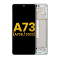 Ecrã OLED com Aro para Samsung Galaxy A73 5G (A736 / 2022) (Recondicionado) (Mint)
