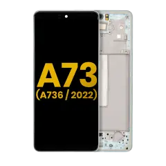 Ecrã OLED com Aro para Samsung Galaxy A73 5G (A736 / 2022) (Recondicionado) (Mint)