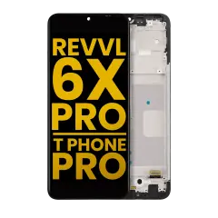 Ecrã LCD com Aro para T-Mobile Revvl 6X Pro 5G / T Phone Pro (Recondicionado) (Todas as Cores)