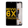 Ecrã LCD com Aro para T-Mobile Revvl 6X 5G / T Phone (Recondicionado) (Todas as Cores)