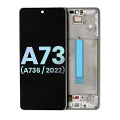Ecrã OLED com Aro para Samsung Galaxy A73 5G (A736 / 2022) (Service Pack) (Gray)