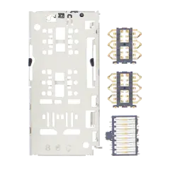 Sim Card Reader para Motorola Moto G8 Power Lite (XT2055 / 2020) / Moto E6S (XT2053-1 / 2020) (4 Piece Set)