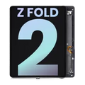 Inner Ecrã OLED com Aro para Samsung Galaxy Z Fold 2 5G (US & International) (Service Pack) (Mystic Black With Black Hinge)