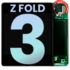 Inner Ecrã OLED com Aro para Samsung Galaxy Z Fold 3 5G (US & International) (Service Pack) (Phantom Green)