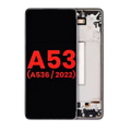 Ecrã OLED com Aro para Samsung Galaxy A53 5G (A536 / 2022) (6.36") (Compatível Plus) (Black)