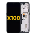 Ecrã LCD com Aro para Nokia X100 5G (Recondicionado) (Blue)