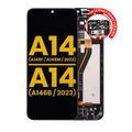 Ecrã LCD com Aro para Samsung Galaxy A14 4G (A145F / A145M / 2023) / A14 5G (A146B / 2023) (International Version) (Recondicionado) (Todas as Cores)