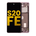 Ecrã OLED com Aro para Samsung Galaxy S20 FE 4G / 5G (Recondicionado) (Cloud Lavender)