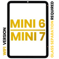 Digitizer para iPad Mini 6 (2021) / Mini 7 (2024) (WiFi Only) (OCA Pre-Installed & Glass Separation Required) (Premium) (Todas as Cores)