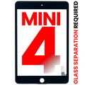Digitizer para iPad Mini 4 (OCA Pre-Installed & Glass Separation Required) (Compatível Plus) (Black)
