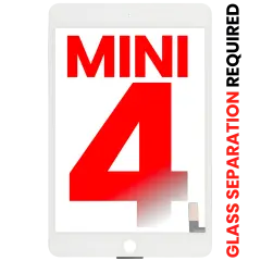 Digitizer para iPad Mini 4 (OCA Pre-Installed & Glass Separation Required) (Compatível Plus) (White)