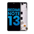 Ecrã LCD com Aro para Xiaomi Redmi Note 13 4G (Aftermarket: Incell) (Ice Blue)