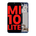 Ecrã OLED com Aro para Xiaomi Mi 10 Lite 5G (Compatível Plus) (Aurora Blue)
