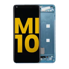 Ecrã OLED com Aro para Xiaomi Mi 10 5G (Recondicionado) (Coral Green)