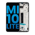 Ecrã LCD com Aro para Xiaomi Mi 10 Lite 5G (Aftermarket: Incell) (Cosmic Gray)