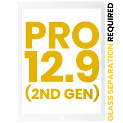 Digitizer para iPad Pro 12.9" 2nd Gen (2017) (OCA Pre-Installed & Glass Separation Required) (Premium) (White)