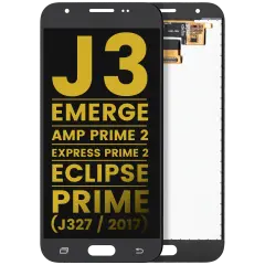 Ecrã LCD sem Aro para Samsung Galaxy J3 / Emerge / Amp Prime 2 / Express Prime 2 / Eclipse / Prime (J327 / 2017) (Recondicionado) (Black)