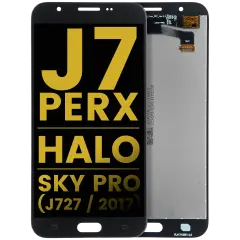 Ecrã LCD sem Aro para Samsung Galaxy J7 Perx / Halo / Sky Pro (J727 / 2017) (Recondicionado) (Black)