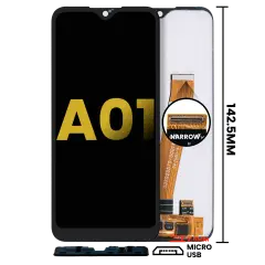 Ecrã LCD sem Aro para Samsung Galaxy A01 (Global Model) (Micro USB Frame) (Recondicionado) (Todas as Cores)