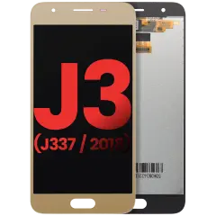 Ecrã LCD sem Aro para Samsung Galaxy J3 Star / Aura / Amp Prime 3 (J337 / 2018) (Compatível Plus) (Gold)