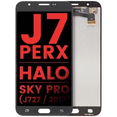 Ecrã LCD sem Aro para Samsung Galaxy J7 Perx / Halo / Sky Pro (J727 / 2017) (Compatível Plus) (Silver / Gray)