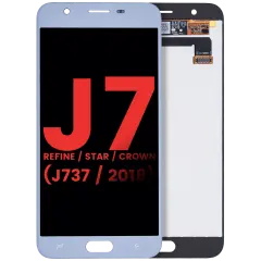 Ecrã LCD sem Aro para Samsung Galaxy J7 Refine / Star / Crown (J737 / 2018) (Compatível Plus) (Blue)