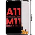 Ecrã LCD sem Aro para Samsung Galaxy A11 (A115F / A115M / 2020) M11 (M115 / 2020) (International Version) (Compatível Plus) (Todas as Cores)
