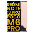 Ecrã OLED sem Aro para Xiaomi Redmi Note 13 Pro 4G / Xiaomi Poco M6 Pro 4G / Xiaomi Redmi Note 14S (Recondicionado) (Todas as Cores)