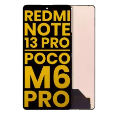Ecrã OLED sem Aro para Xiaomi Redmi Note 13 Pro 4G / Xiaomi Poco M6 Pro 4G / Xiaomi Redmi Note 14S (Recondicionado) (Todas as Cores)